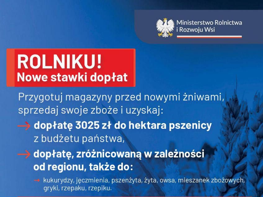 Zdjęcie: Rolniku! Przygotuj magazyny przed nowymi żniwami