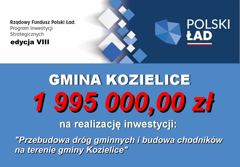 Zdjęcie: Kolejne dofinansowanie w ramach Rządowego Funduszu Polski Ład edycja VIII