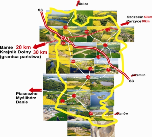 Mapa gminy